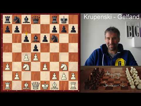 Ugušeni mat sa žrtvom dame!(Krupenski - Gelfand, Tallin 2016.)