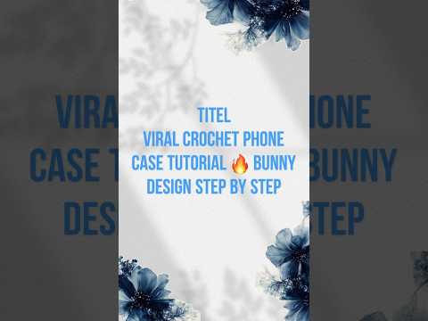 Viral Crochet Phone Case Tutorial 🔥 Bunny Design Step by Step