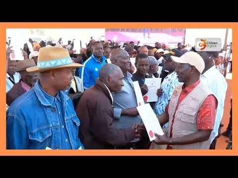 Wakazi Taita Taveta wafurahia kupokea hati miliki 31,000