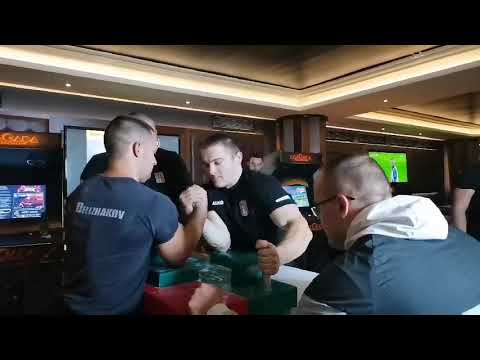 BUL Hristo Delizhakov vs Hristian Malakov RH | After World Armwrestling Championship | Cholakov XMas