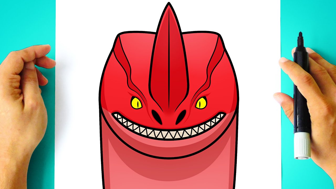 Como DESENHAR o MONSTRO MARINHO - A Fera do Mar - Como DIBUJAR el MONSTRUO DEL MAR - The Sea Beast