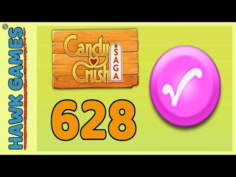 Candy Crush Saga Level 628 (Candy Order level) - 3 Stars Walkthrough, No Boosters