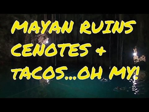 MAYAN RUINS at EK BALAM & 3 epic CENOTES