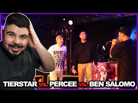DAS ERSTE MAL SO EIN BATTLE !! 🤯🔥 TIERSTAR vs. PERCEE vs. BEN SALOMO bei RAP am MITTWOCH | Reaction