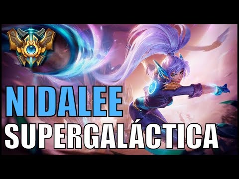 ¡NIDALEE SUPERGALÁCTICA GAMEPLAY! (1350 RP) NUEVA SKIN!! - HABILIDADES, EFECTOS Y ANIMACIONES