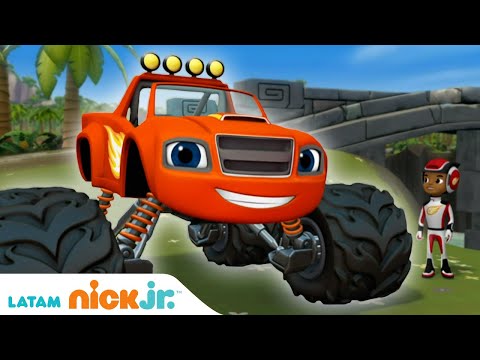 Blaze and the Monster Machines | Clase de Física con Blaze - parte 6 | Nick Jr. en Español