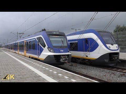 Vertrek SNG 2717 en 2307 van Station Almere Oostvaarders | Ultra HD (4K)