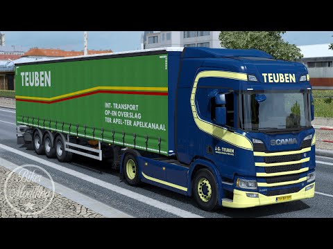 Silent Trucking - Scania R 2016   - Dijon to Reims - ETS2 ProMods 2.41 (No Commentary)