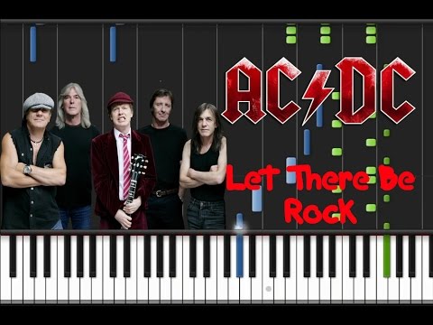 Let There Be Rock - ACDC piano tutorial