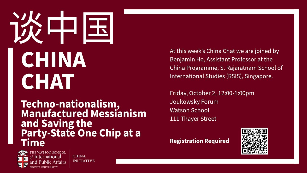 China Chat Techno-nationalism, Manufactured Messianism and Saving the Party-State One Chip at a Time