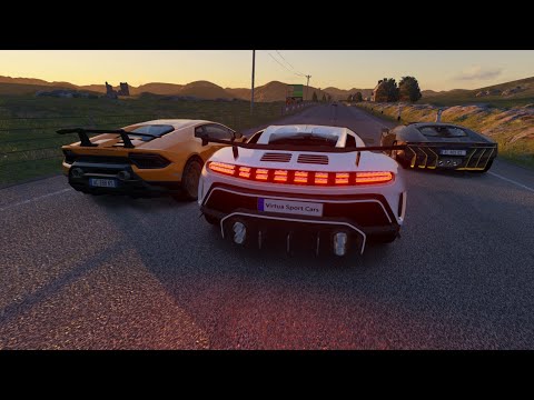 Bugatti Centodieci vs Lamborghini Sports at Highlands #2