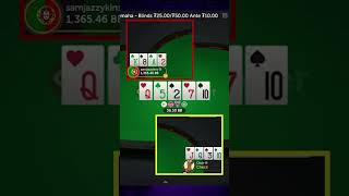 samjazzykins with a 1400BB stack vs. Clickr #highstakespoker #potlimitomaha #pokerplayer #plo #poker