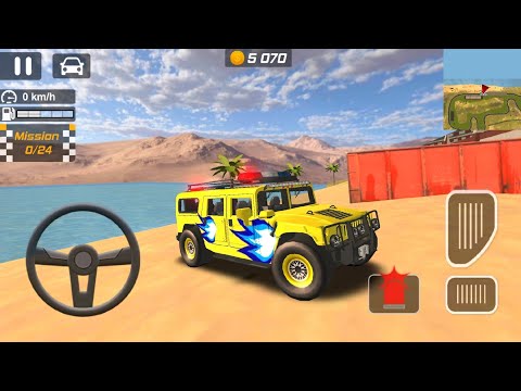 US Police 4x4 Hummer H2 SUV Driving 🚨💥 - Police Drift Car Driving #3 - AMG GameplaysTV