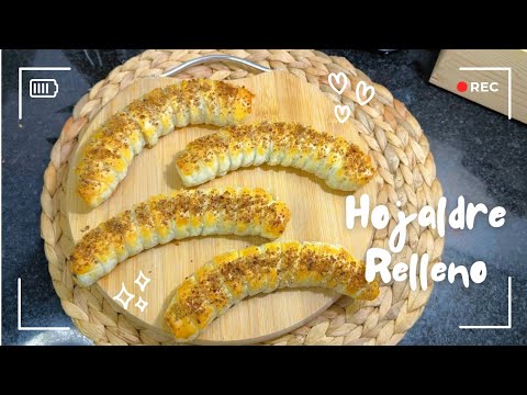 Plátanos con masa de hojaldre dulce