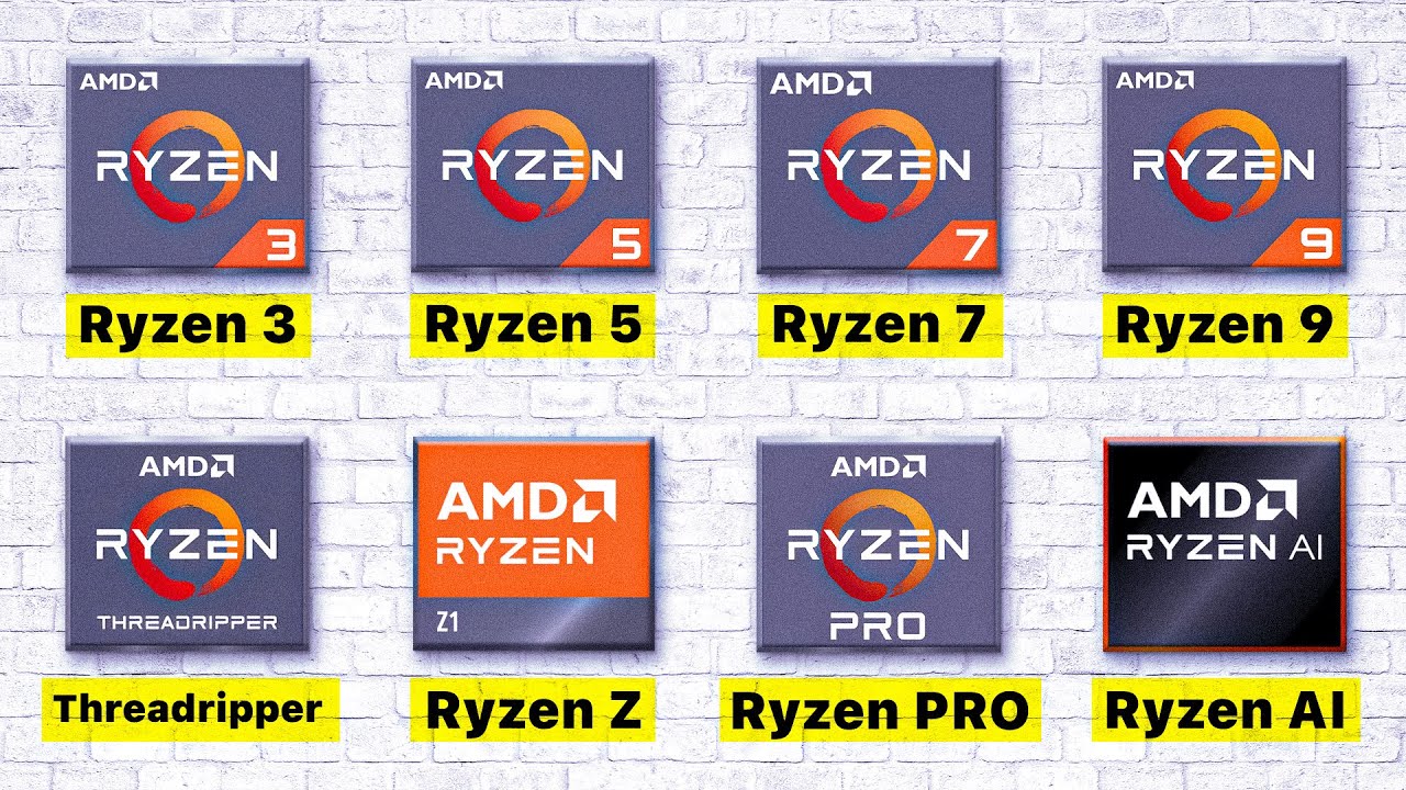 TODOS los Procesadores Ryzen EXPLICADOS en 11 MINUTOS