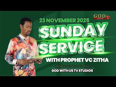 YOU ARE WATCHING LIVE SUNDAY SERVICE WITH PROPHET V.C ZITHA - 23 NOVEMBER 2025