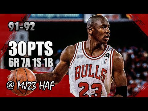 Michael Jordan Highlights vs Heat (1992.01.11) - 30pts, Just Another Day in the Office!