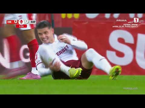 FAZĂ ANTOLOGICĂ. Uluitor cum s-a evitat un gol la Dinamo - Rapid: "N-am mai văzut aşa ceva"