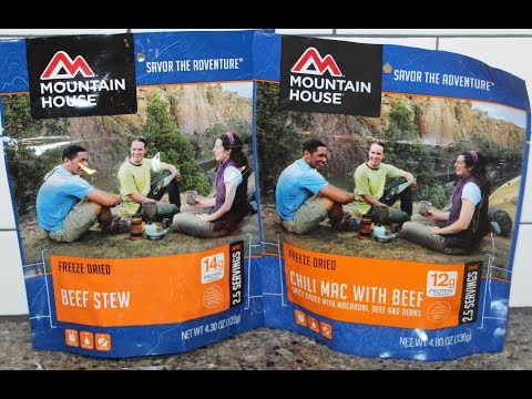 Mountain House Freeze Dried: Beef Stew & Chili Mac...
