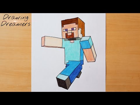 How to Draw Minecraft Steve || Minecraft