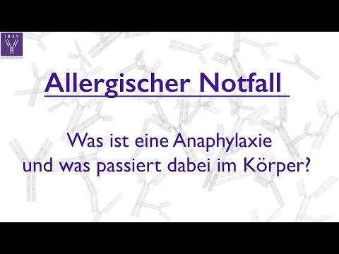 Was ist eine Anaphylaxie?