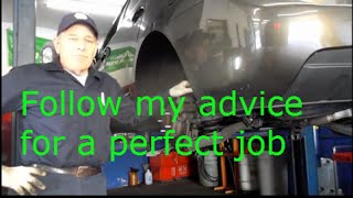 How to replace the front brake caliper,brakes and rotor on a Kia