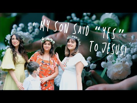 How to Make Flower Crowns with Real Flowers + Mum's Baptism Film