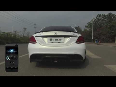 Mercedes-Benz AMG C63 X Fi Exhaust  - Sound check ! Revs & Acceleration !