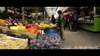 Brunnenmarkt, a traditional market in Vienna. A short cinematic video.