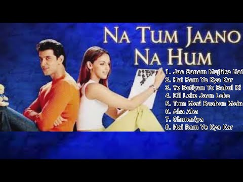 Na Tum Jaano Na Hum 2002 | Full Audio Movie Song 2022 | Esha Deol | Hrithik Roshan | Saif Ali Khan 😎