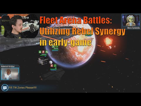 Utilizing Rebel Fleet Synergy in Early-Game Fleet Arena - Star Wars Galaxy of Heroes