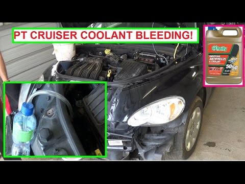 Chrysler Pt Cruiser Cooling System Bleeding  Coolant Bleeding  Antifreeze bleeding procedure