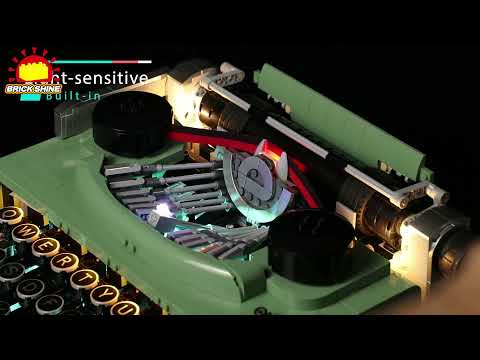 Brick Shine- GC Light Kit for LEGO Typewriter 21327