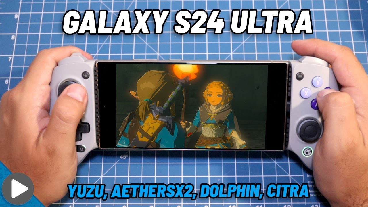 SAMSUNG GALAXY S24 ULTRA - TESTE DE EMULAÇÃO (AETHERSX2, CITRA, DOLPHIN, YUZU) - SNAPDRAGON 8 GEN 3