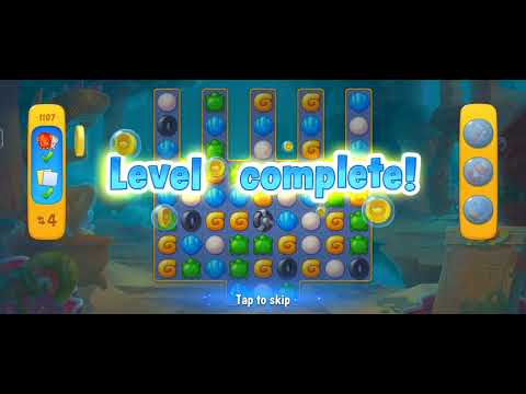Fishdom game levels 1100-1110, Playrix games,Mini games