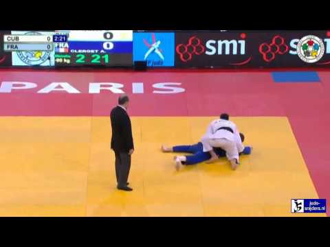 Judo 2013 Grand Slam Paris: Gonzalez (CUB) - Clerget (FRA) [-90kg]