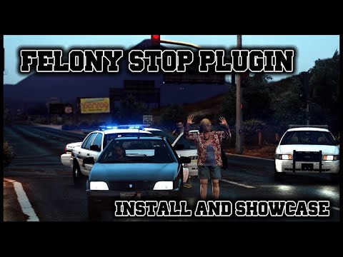 Installing Felony Stop Plugin | In Game Showcase | #lspdfr | #gtav