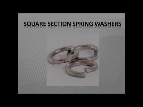 SQUARE SPRING WASHERS - www.fusionboltnut.com - Jayant Impex Pvt  Ltd
