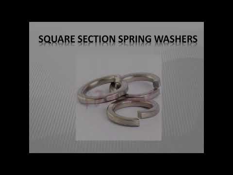 Square Section Spring Washer- Stainless Steel 202/304/316 Copper,Brass,Square Section Spring Washers