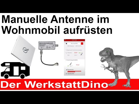 Manuelle Kathrein Antenne aufrüsten, leichtes Ausrichten, WLAN