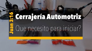 Que necesito para iniciar en la programación de llaves Automotrices?