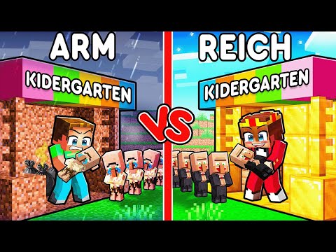 Billy ARMER vs Semlaki REICHER, wer hat den besseren KINDERGARTEN in Minecraft!