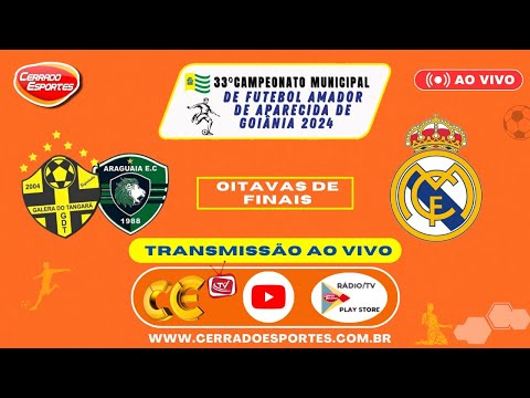 Gdt/Araguaia  x  Real Madri/ São Domingos  - Go l Municipal Futebol Amador Aparecida Gyn  l  Ao Vivo