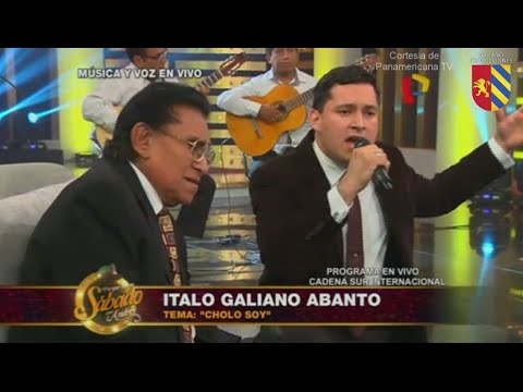Nieto dedica "Cholo Soy" a Luis Abanto Morales en Panamericana TV 28-Mar-2015 | Francesco Galiano
