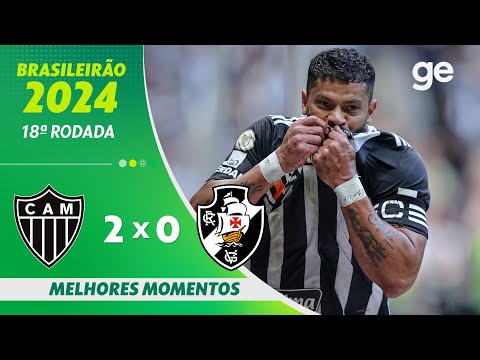 Gols e lances de Atlético Mineiro x Vasco da Gama