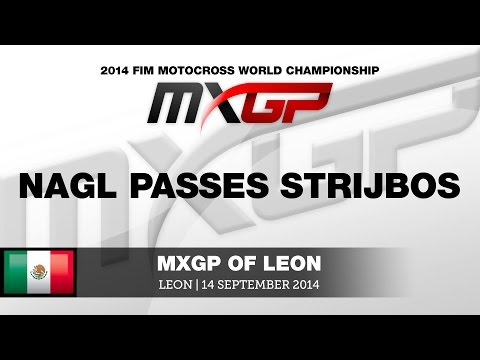 MXGP of Leon 2014 Max Nagl passes Kevin Strijbos - Motocross