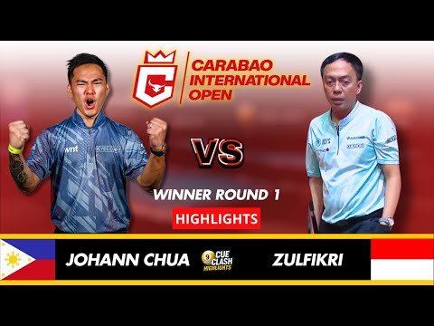 Johann Chua vs Zulfikri | Winner Round 1 | 2026 Carabao International Open Highlights #9ball