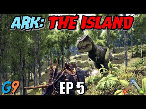 Ark Survival Evolved - The Island EP5 (Going After a Rex)