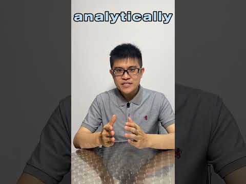 Analytically 到底有幾個音節？而且原來我以前連尾音都唸錯了，你應該也跟我以前一樣，趕快一起來矯正吧！ #上班族英文 #英語學習 #英文發音