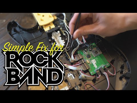 How to Fix Rockband Guitar Overdrive or Star Power - Tilt Switch SW 520D